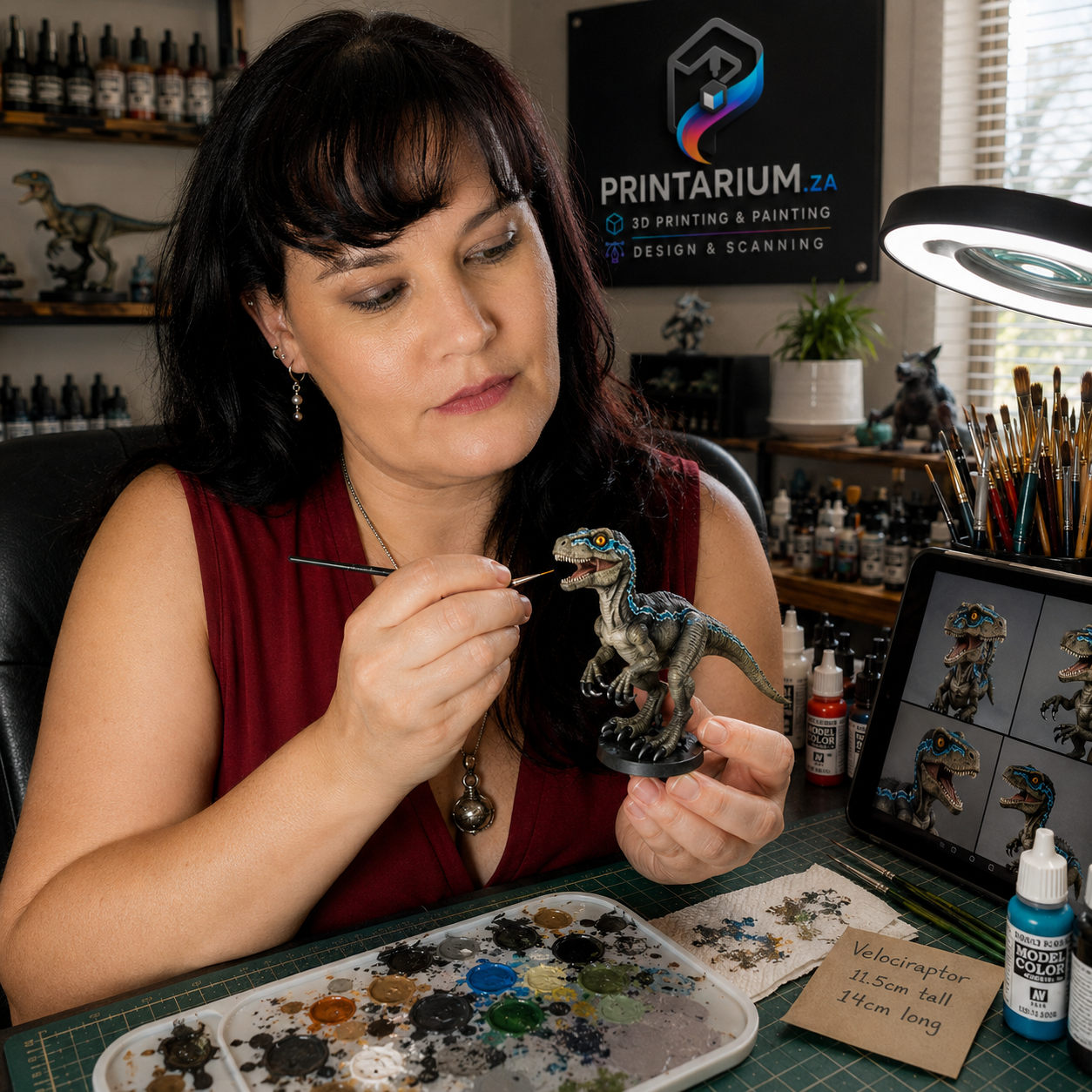 Hand painting photo